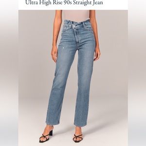 High waisted A&F jeans